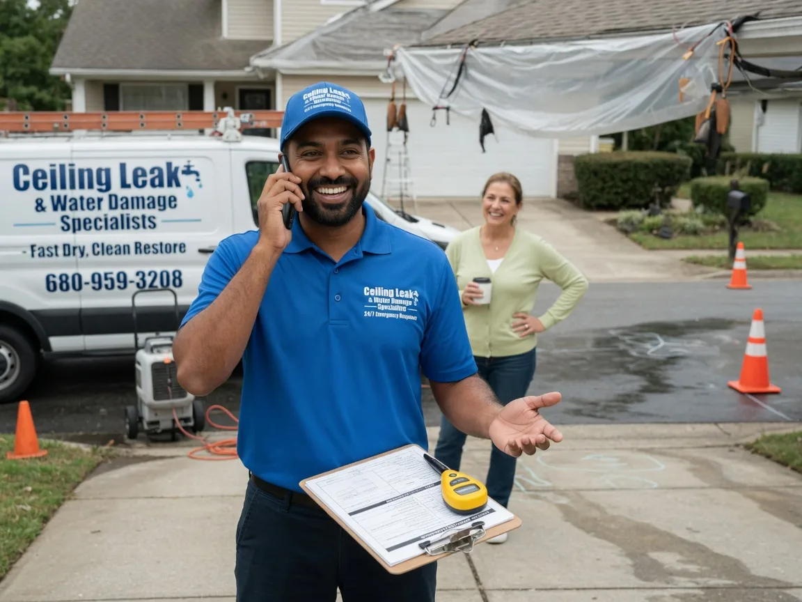 Ceiling Leak Cleanup Connoquenessing, PA FAQs
